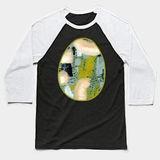 Art Acrylic artwork abstract Easter Egg Baseball T-Shirt